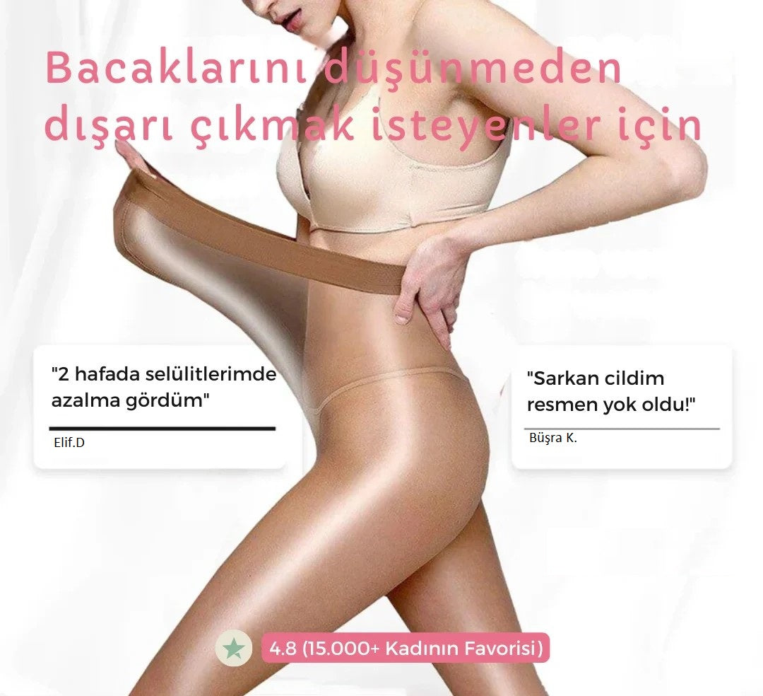Vroxen™Anti Selülit Ve Sıkılaştırıcı Külotlu Çorap